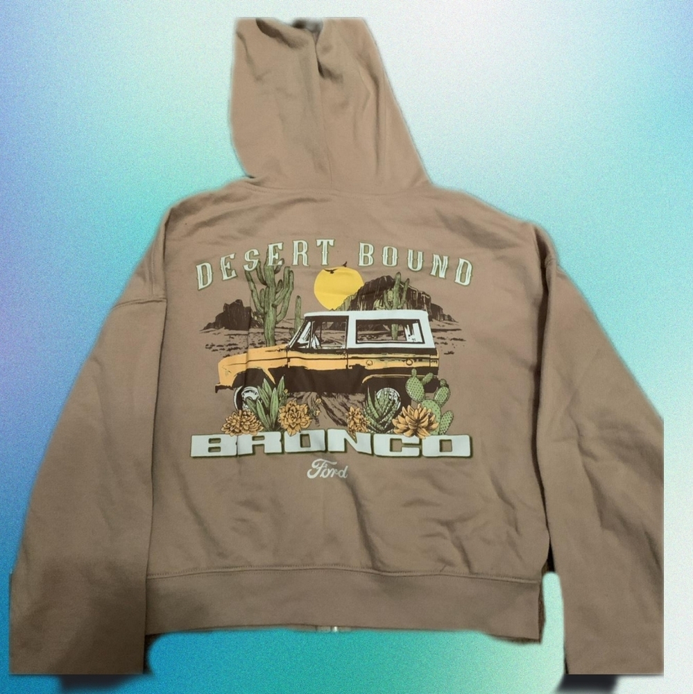Licensed Ford Bronco Zip Hoodie
